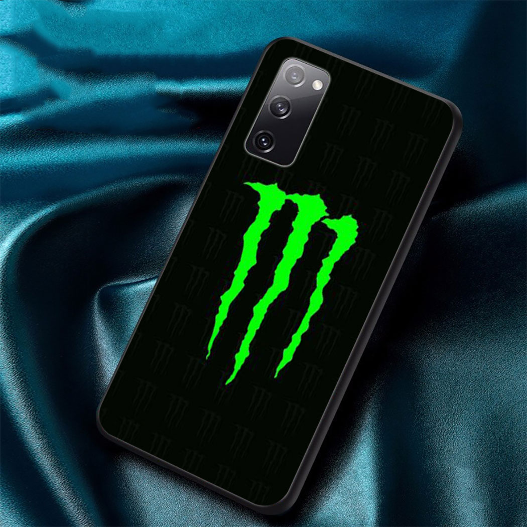 YN95 Monster Energy Silicone Case Soft Cover Samsung A50S A60 M40 A70S A01 EU A11 A21S A41 A51