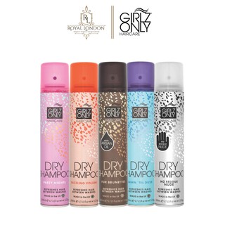 [ BEST SELLER ] Dầu Gội Khô Girlz Only Party Nights / Dawn 'Til Dusk / Dazzling Volume / For Brunettes / No Residue Nude