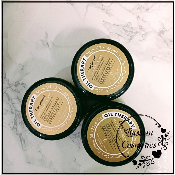 Ủ tóc Compliment Oil Therapy - Argan Oil- chăm sóc chuyên nghiệp 500ml hàng Nga