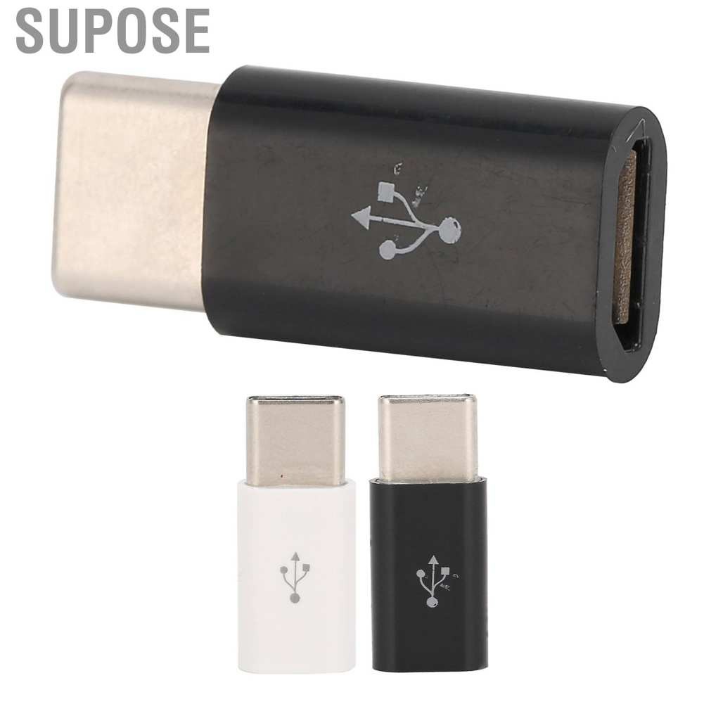 Supose ABS Micro USB to Type‑C Transfer Adapter Convert Plug and Play Connector Fast Charging