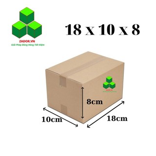 Combo 100 hộp carton 18x10x8 / thùng carton / thùng giấy carton
