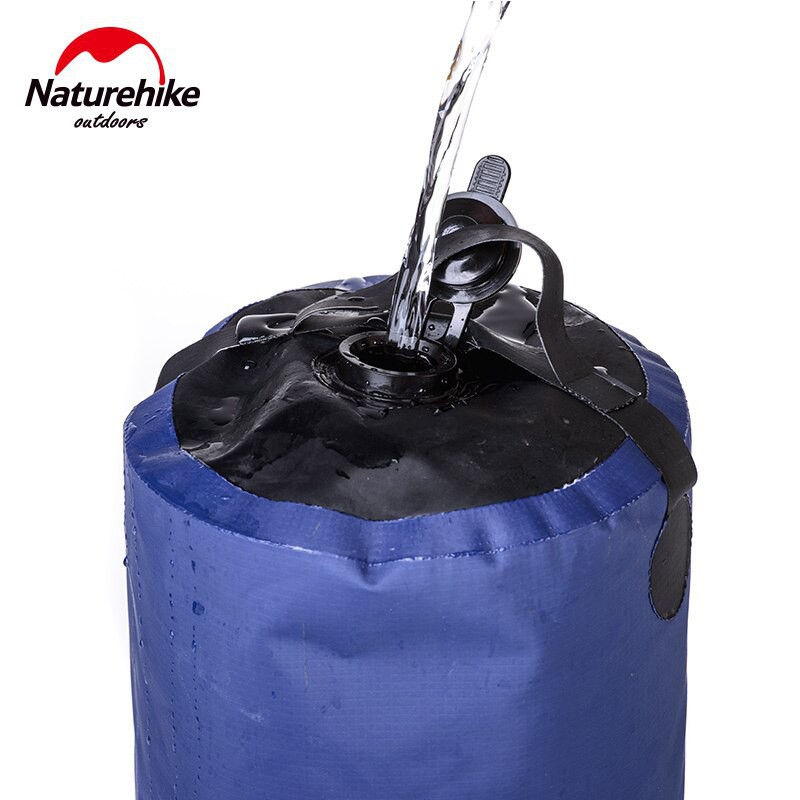 Bộ túi nước + vòi tắm dã ngoại Naturehike NH17L101-D, bình xịt nước tưới cây, bình nước tắm có vòi sen di động