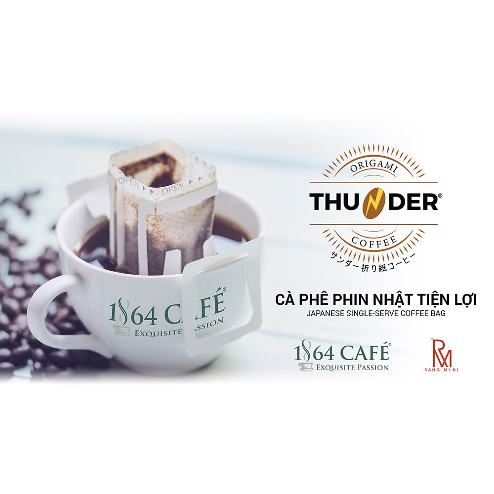 Gói Cà Phê Phin Giấy Nhật Origami Thunder 1 Trọng lượng 12g – 1864 CAFÉ | BigBuy360 - bigbuy360.vn