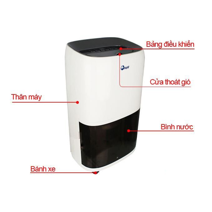 Máy hút ẩm dân dụng 18L FujiE HM-918EC có chức năng sấy quần áo - BH chính hãng 24 tháng TQ