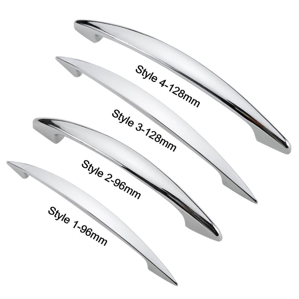 Bộ 2 Tay Nắm Cửa Tủ Bếp Mạ chrome