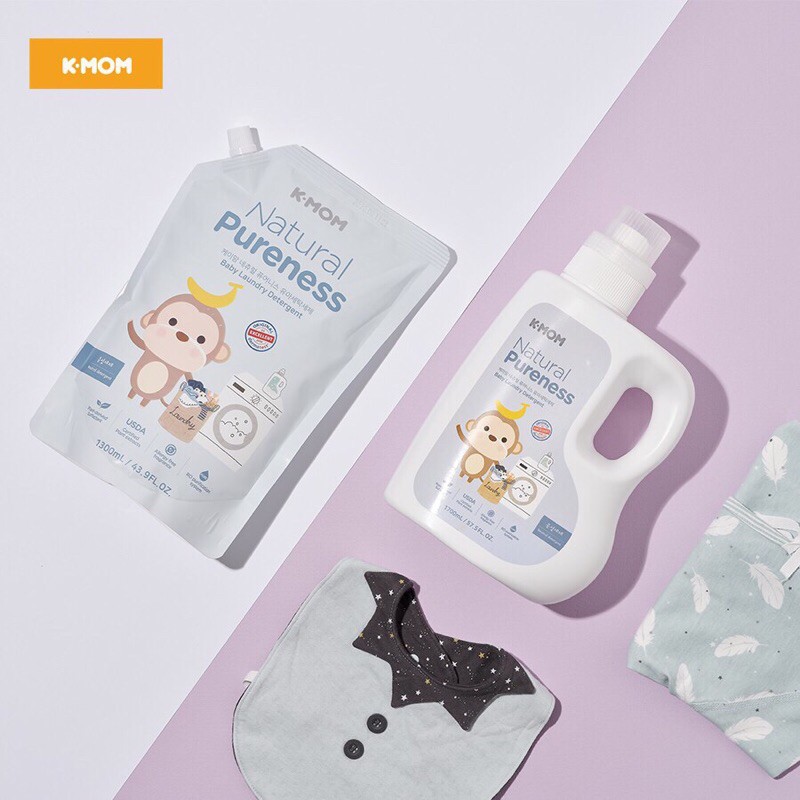Nước Giặt Hữu Cơ K-MOM Chính Hãng Nhập Khẩu Hàn Quốc