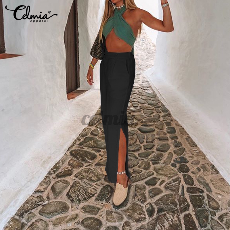 Quần Dài Nữ Lưng Cao Xẻ Tà Thời Trang | BigBuy360 - bigbuy360.vn