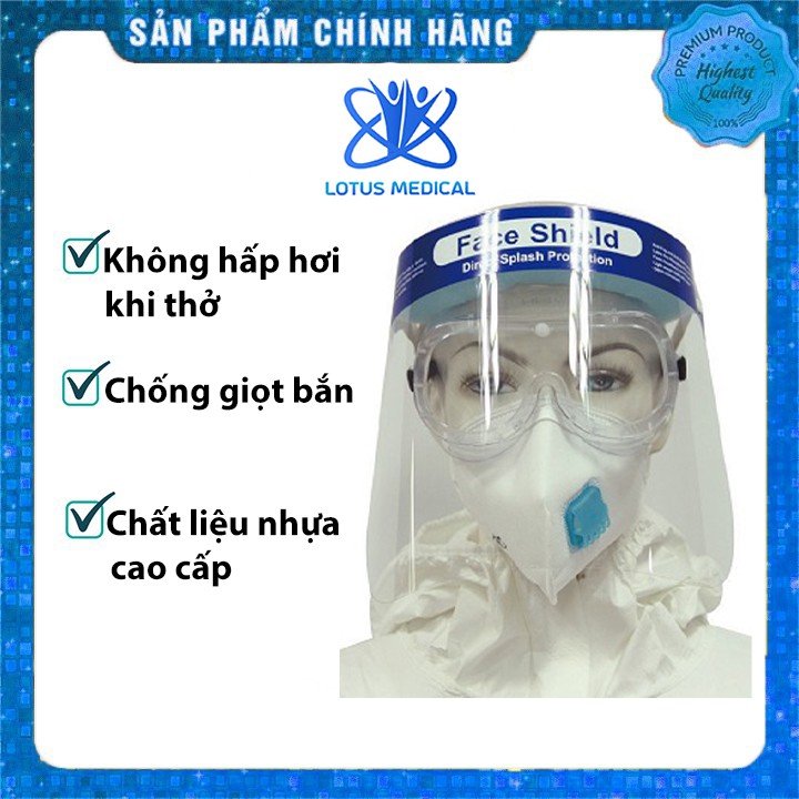 Mặt nạ chắn giọt bắn Mica chống dịch Kính chắn giọt bắn trong suốt