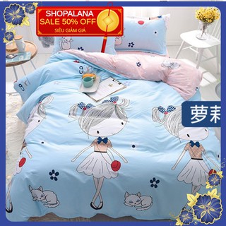 Sỉ Bộ ga gối POLLY COTTON 1M6 *2M ALANA46