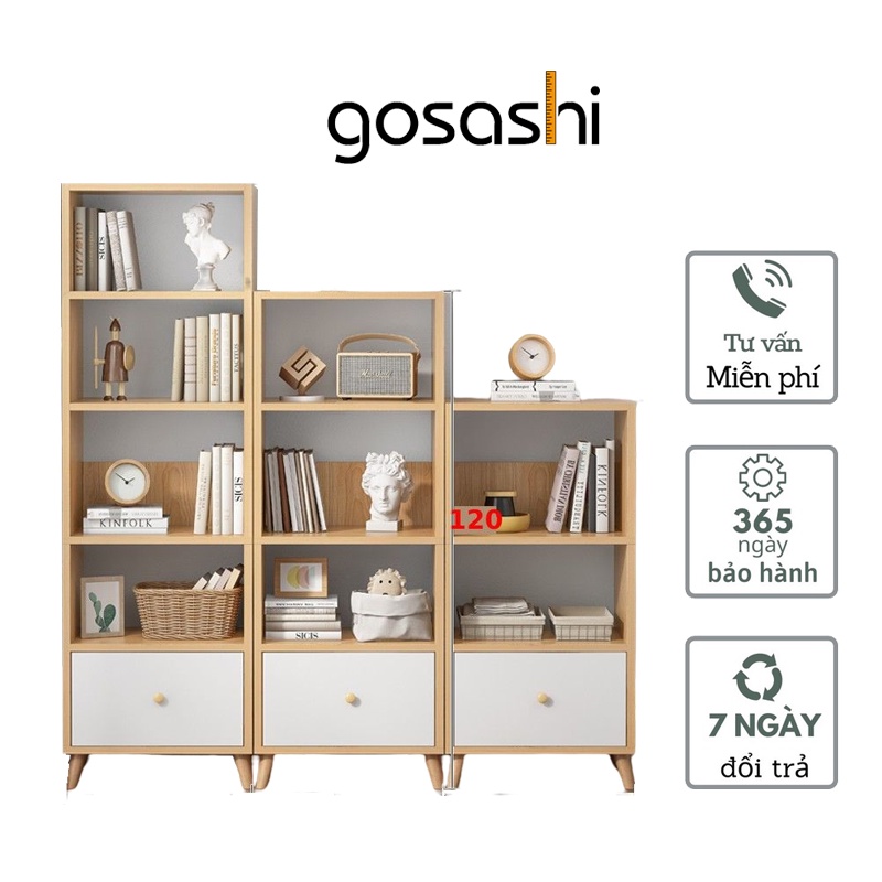 Tủ Kệ Sách Trang Trí, Làm Từ Gỗ Công Nghiệp giá sỉ, Chất Lượng Cao, Có Ngăn Kéo