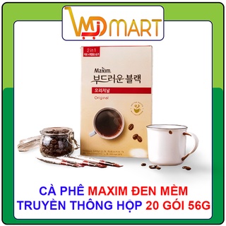 Cà phê maxim đen mềm truyền thống hộp 20 gói 56g