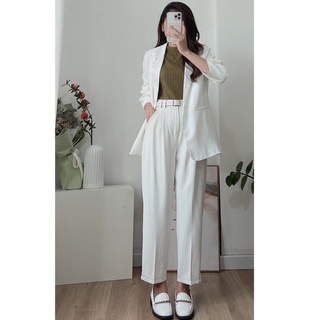 Quần baggy lụa hàn màu siêu xinh(322)