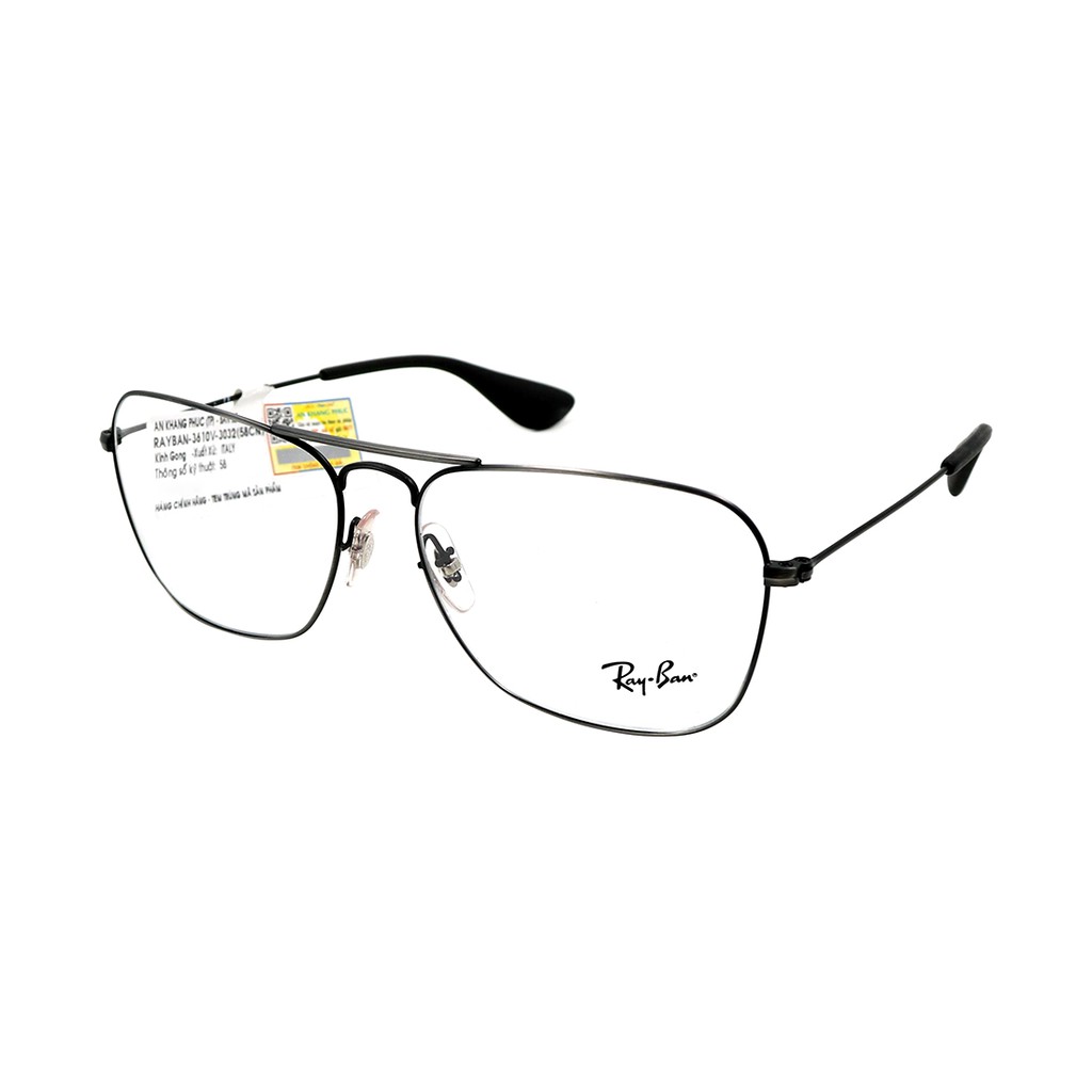 RB3610V-Gọng kính Rayban chính hãng (58it), thiết kế dễ đeo bảo vệ mắt