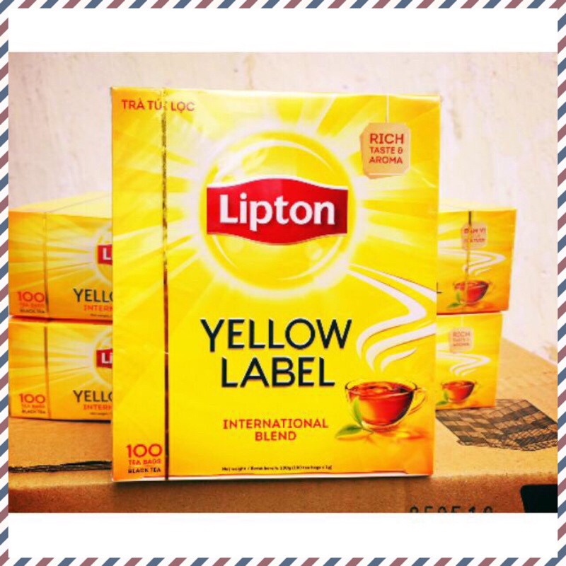 🥃Trà lipton nhãn vàng 100 gói