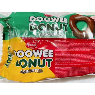 Bánh donut DOOWEE hỗn hợp (12 bánh/ bịch)