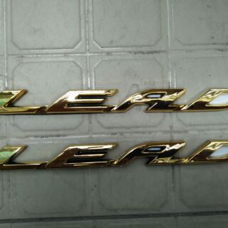 Bộ tem honda LEAD crôm vàng 2011
