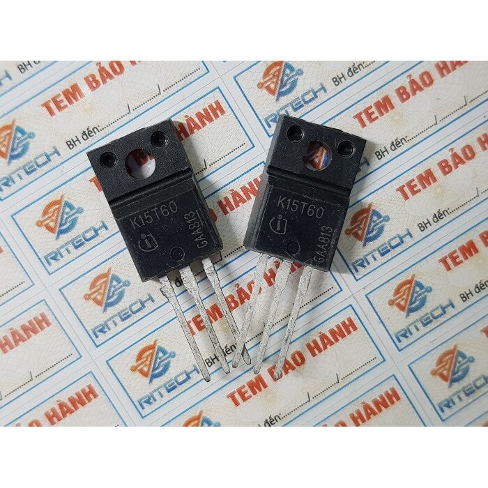 [Combo 2 chiếc] K15T60, IKA15N60T IGBT 15A/600V TO-220