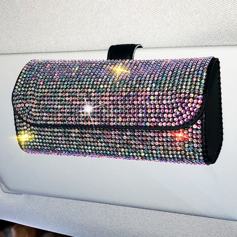 Hộp Đựng Mắt Kính Kèm Kẹp Ẩn Tiện Dụng Cho Xe Hơi