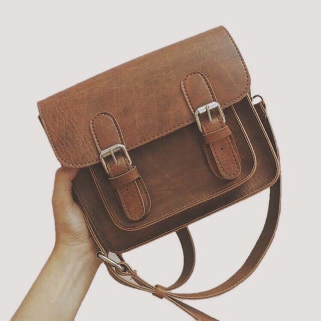 Túi Đeo Chéo Nữ Vintage Da (BEST SELLER) Stu Bags - Ulzzang Limi bags