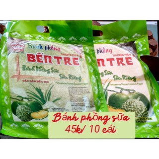 [ĐẶC SẢN BẾN TRE] Bánh phồng sữa sầu riêng Bến Tre 450g ăn liền