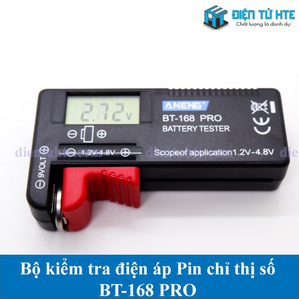 Bộ kiểm tra điện áp Pin BT168 BT-168 PRO chỉ thị số [HTE Quy Nhơn CN2]