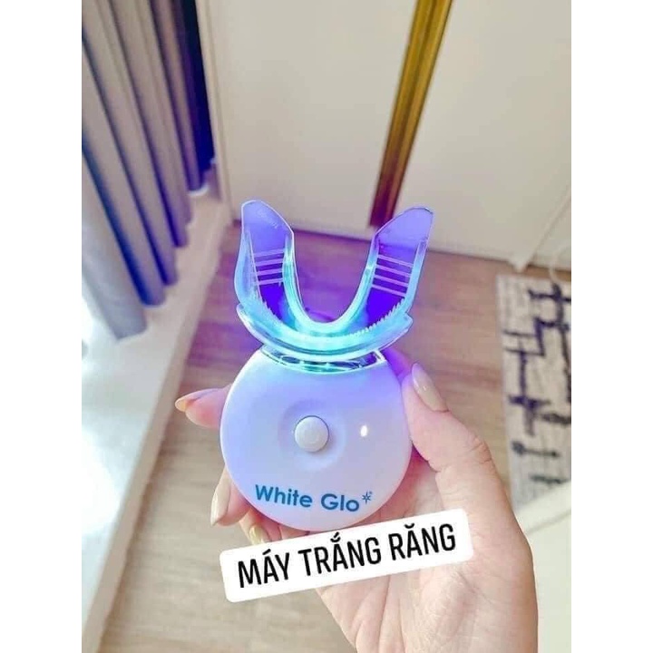 Set Làm Trắng Răng White Glo White Accelerator Blue Light Teeth Whitening System