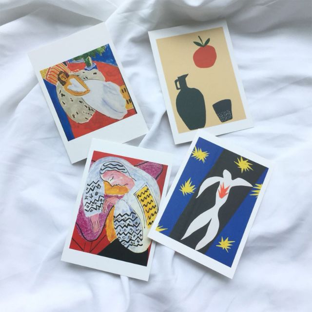Set 4 tấm thiệp trừu tượng đạo cụ chụp ảnh
