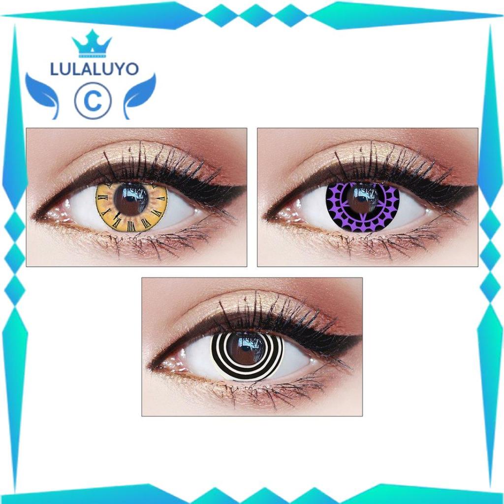 [Giá thấp] 1pcs Multi Styles Crazy Color Contact Lens Halloween Cosplay Contact Lenses .lu | BigBuy360 - bigbuy360.vn