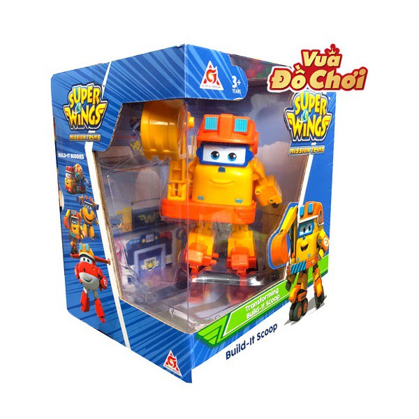 Robot Biến Hình Cỡ Lớn Scoop Xây Dựng SUPERWINGS YW730213