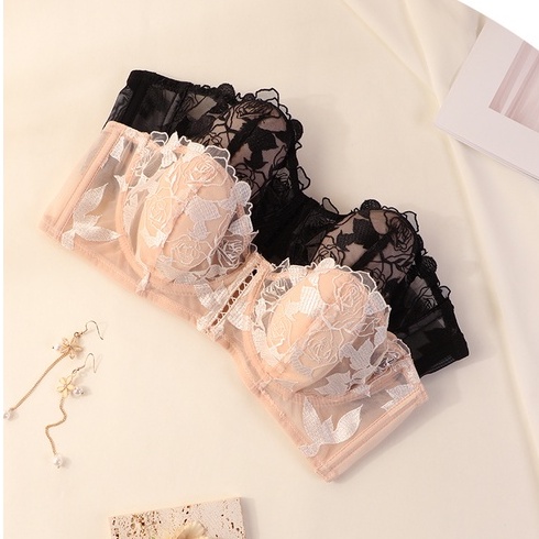 Áo ngực VARSBABY vải ren nâng ngực thời trang quyến rũ thoải mái dành cho nữ