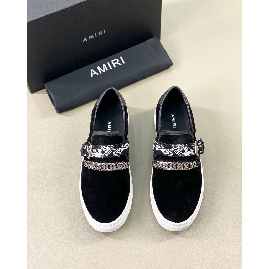 - Giày Slip-on Amri Quai Xích Cao cấp - Giày Slip-on Nam Amri Full Box