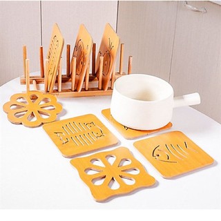 Đế kê nồi gỗ