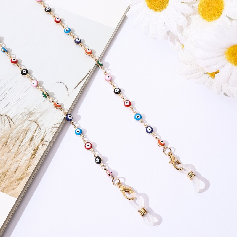 Dây Xích Kim Loại Gắn Mắt Kính Chống Mất 2 Trong 1