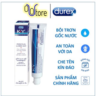 Gel bôi trơn tạo ẩm thiên nhiên Durex ky tuýp 50g bcs, bao cao su