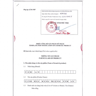 Tinh dầu Răng Miệng Họng Tâm An