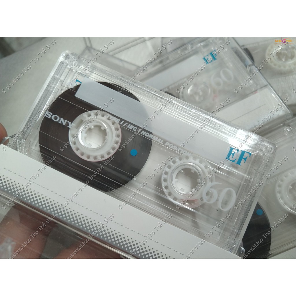 Combo 06 băng cassette Sony EF60 - Đã qua sử dụng