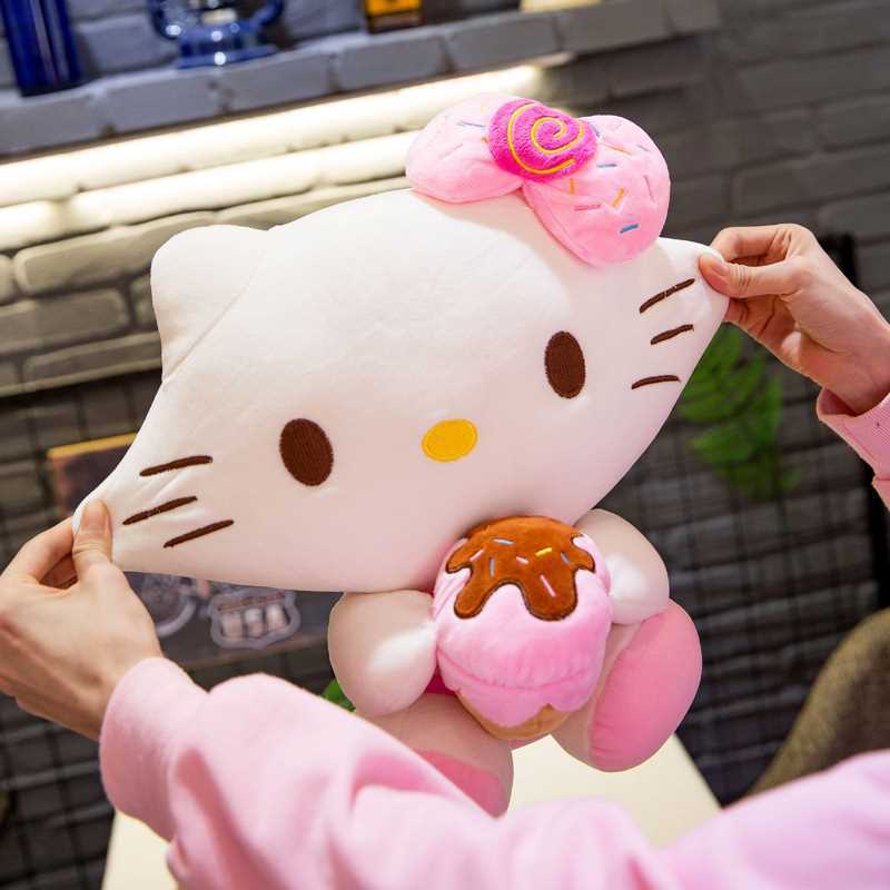 Thú Nhồi Bông Hình Mèo Hello kitty Dễ Thương