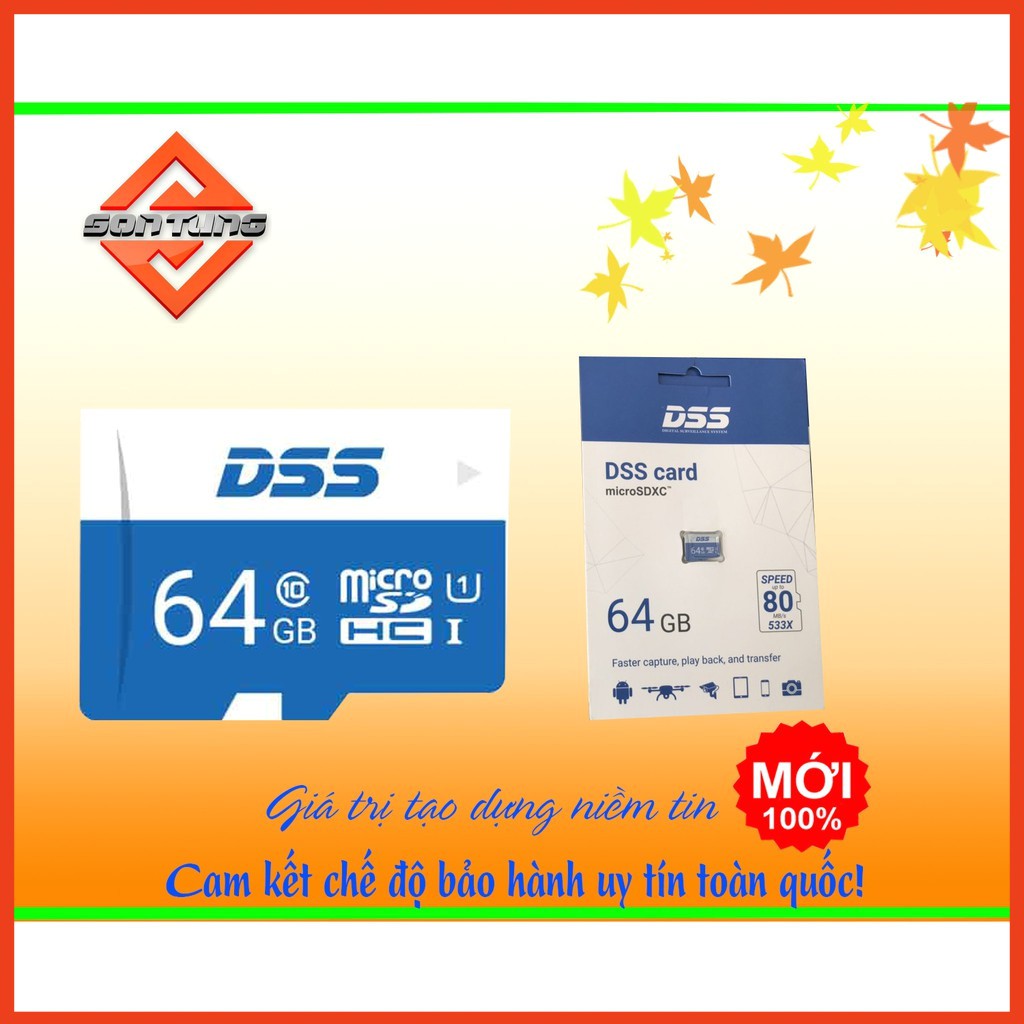 [NEW]Thẻ nhớ microSD 64GB DSS chính hãng