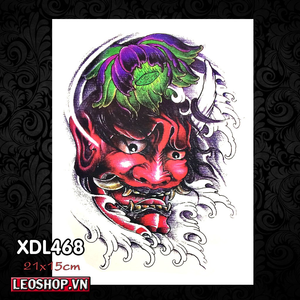 Hình Xăm Dán Mặt Quỷ Hannya, Quỷ Dạ Xoa Các Loại 2 (21X15Cm) - Hình Xăm |  Zalora.Vn