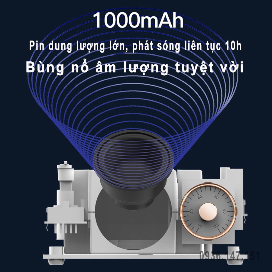 Loa bluetooth mini giả lập đĩa than vinyl cổ điển X10 nghe nhạc hay - Loa không dây phong cách giả cổ decor vintage
