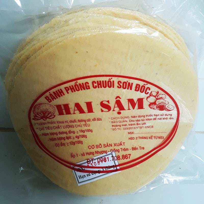 bánh phồng Sơn Đốc