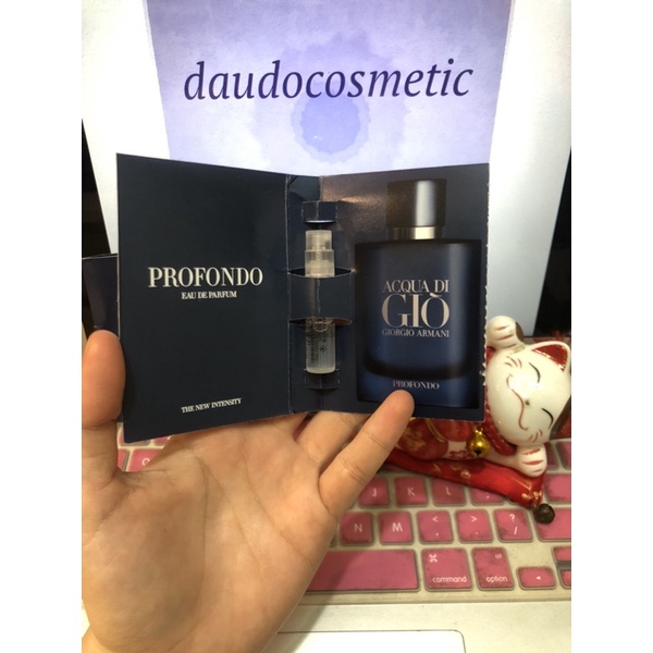 Nước hoa Giorgio Armani Acqua Di Giò Profondo EDP 1.2ml