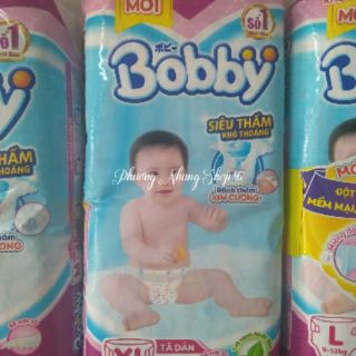 Tã dán siêu thấm Bobby S56, M48, L42, XL38