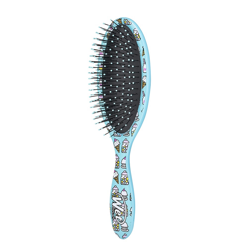 [CHÍNH HÃNG] Lược gỡ rối WET BRUSH dòng truyền thống họa tiết Hellokity xanh