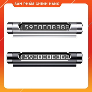 Bảng số điện thoại dùng trên xe hơi Baseus All Metal Temporary Parking Number Plate Series 2