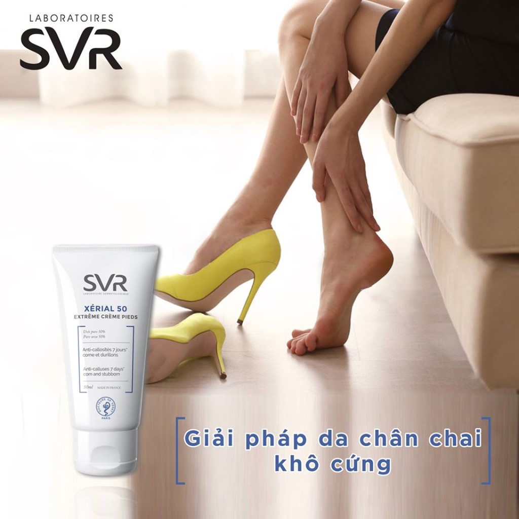 Kem Dưỡng Da Chân Khô Nứt Nẻ SVR Xérial 30 Crème Pieds 50ml
