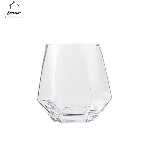 SWEEJAR Cốc thủy tinh kiểu dáng hình học độc đáo