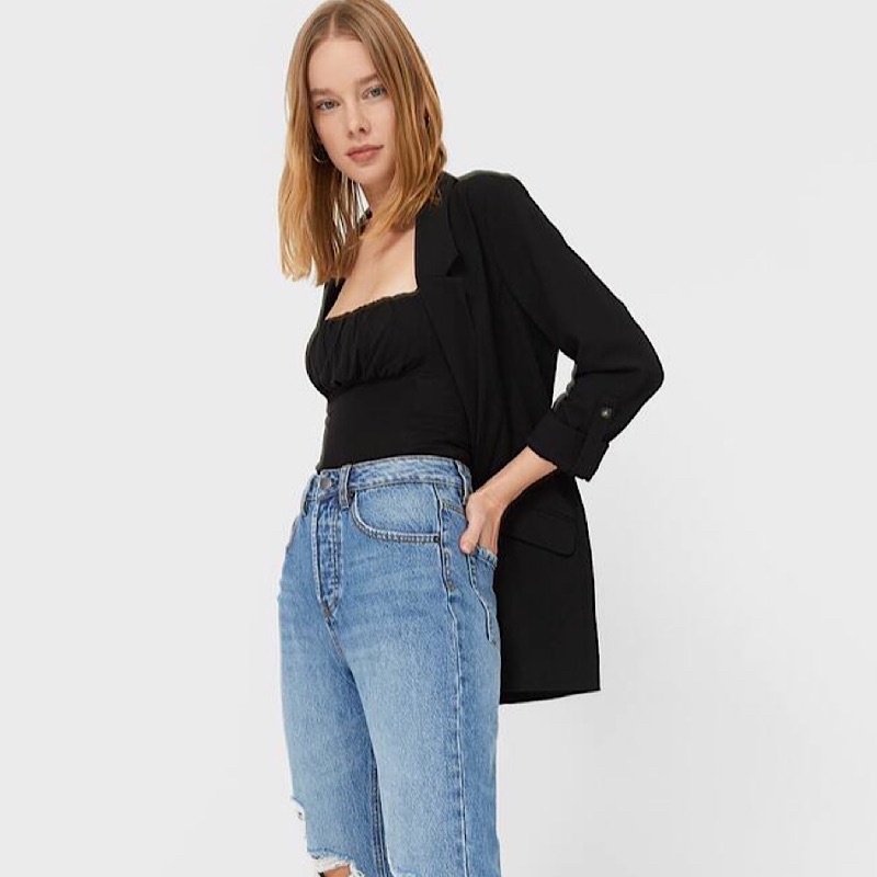 Áo BodySuit Nữ Stradivarius Size M
