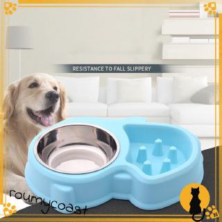 Anti-Slip Pets Dogs Eating Feeder Bowl Durable Anti Choking Dogs Food Bowls