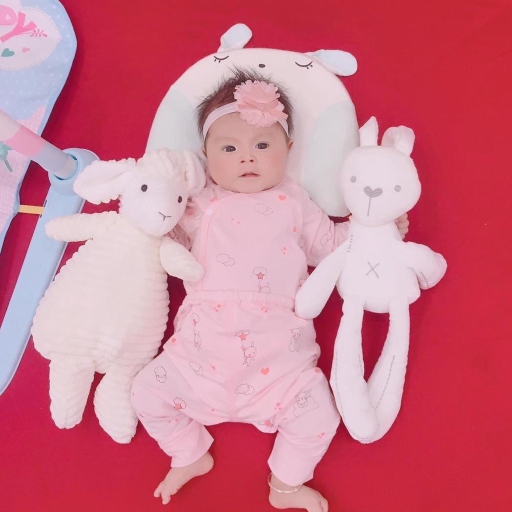 Gấu bông cho bé, Cừu bông trắng Kiluta size to 40cm